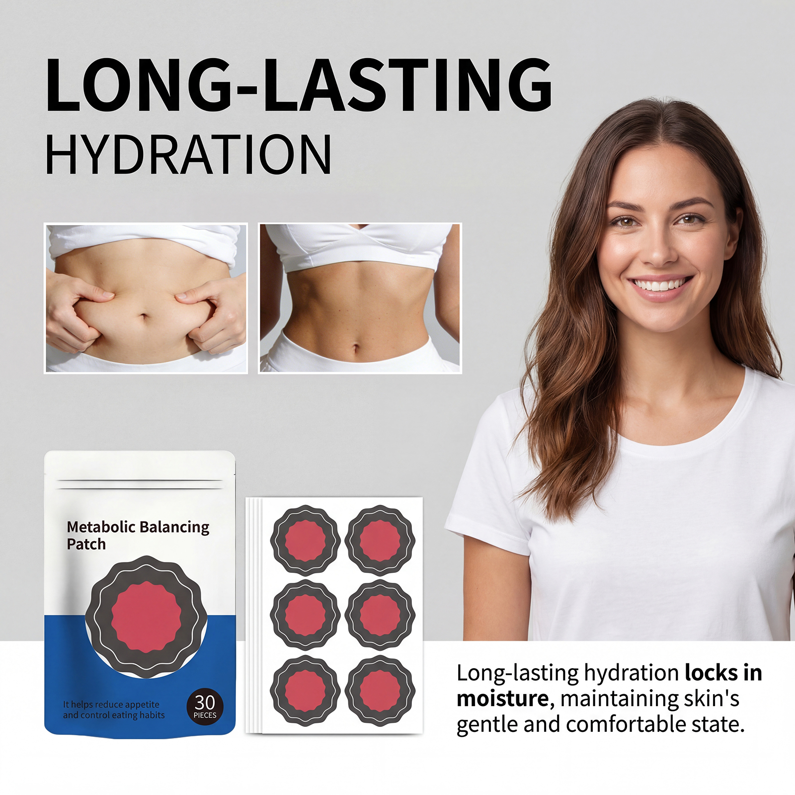 Metabolic Balance Patch Body Regulating Care Daily Physical Internal Conditioning Health Gentle Skin External Household Personal Wellness Maintenance