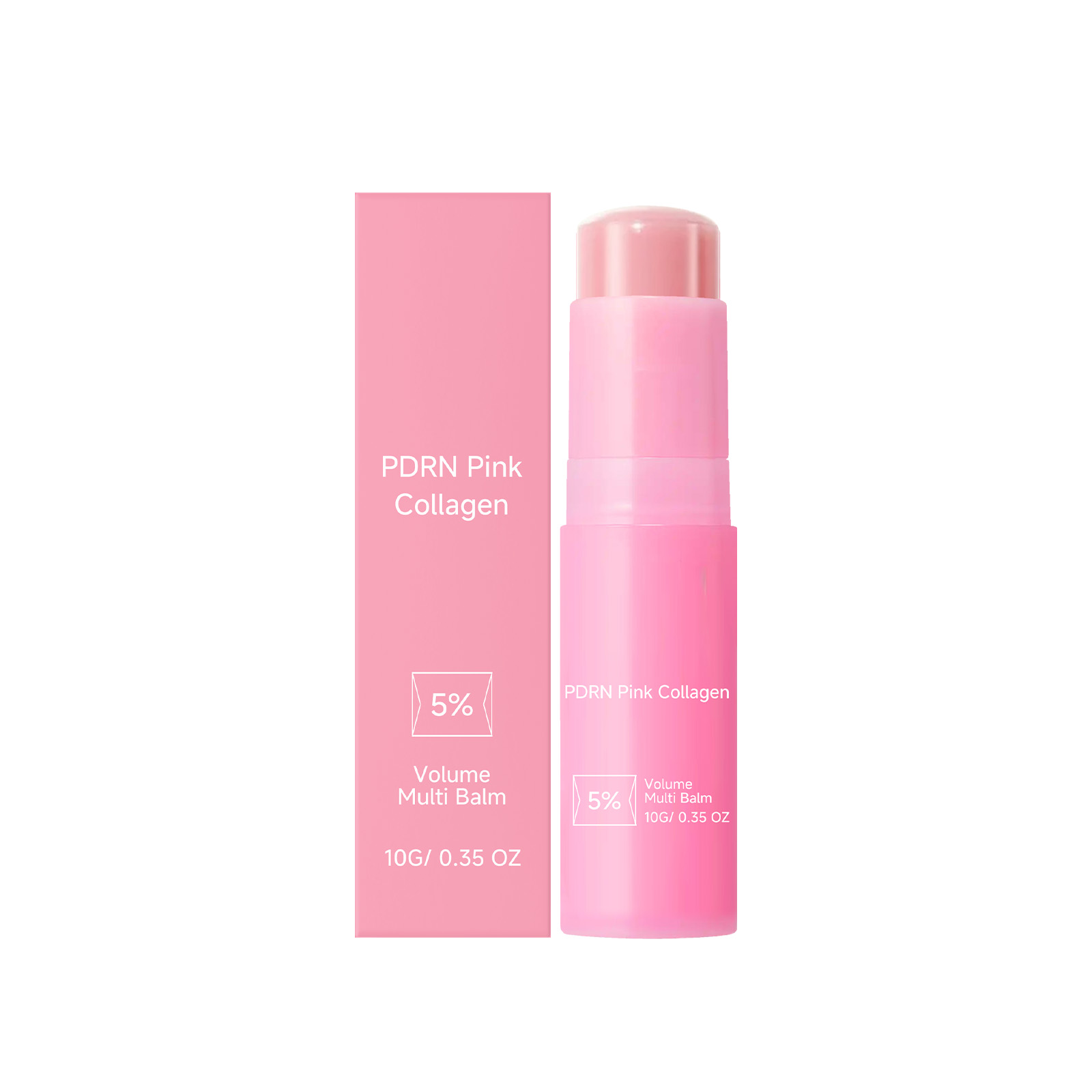 Pink Collagen Lip Balm Nourishes Dry Peeling Lips Provides Moisturizing Refreshing Non Greasy