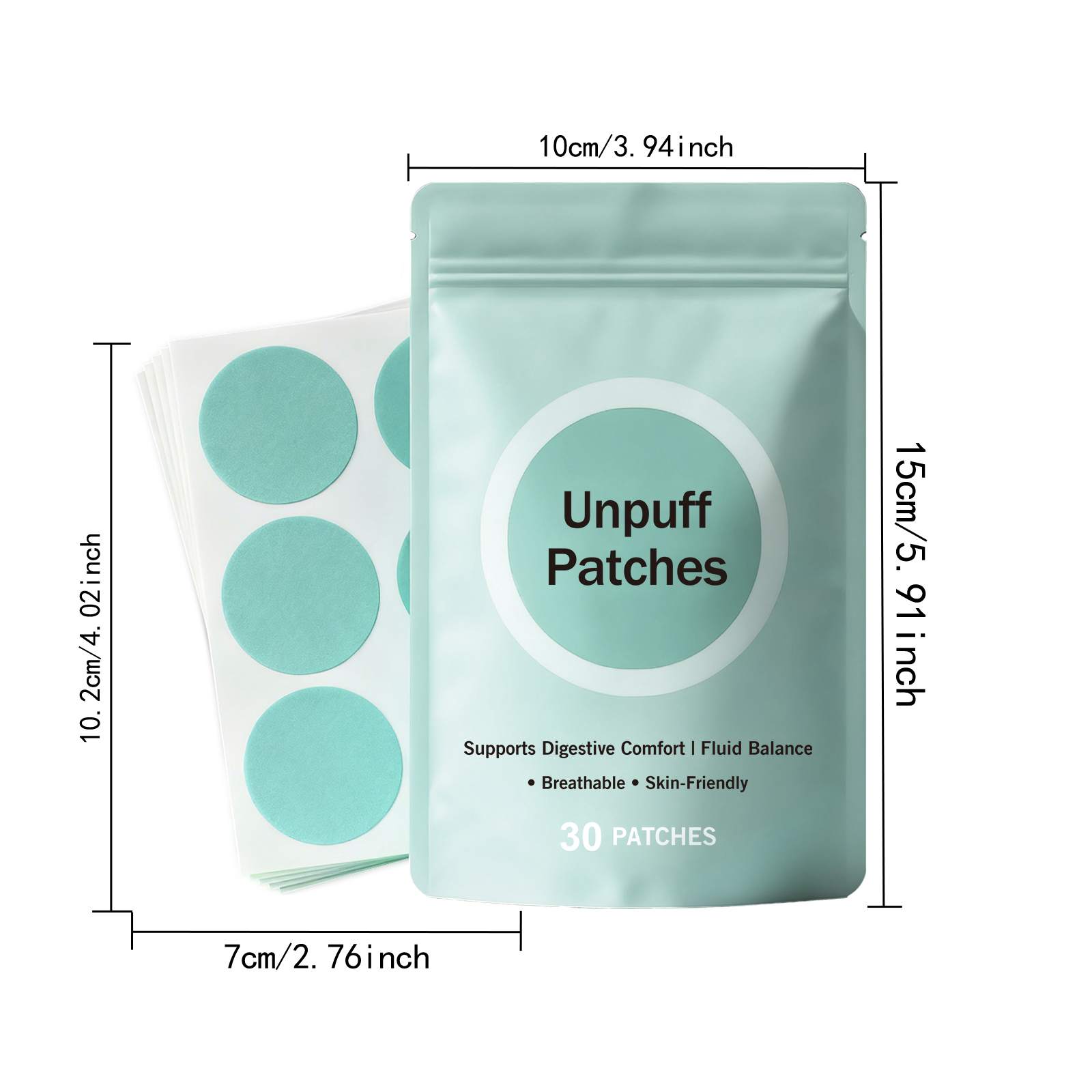 Body Care Patch Gentle Light Skin Friendly Comfort External Lazy Convenient Daily Figure Line Care