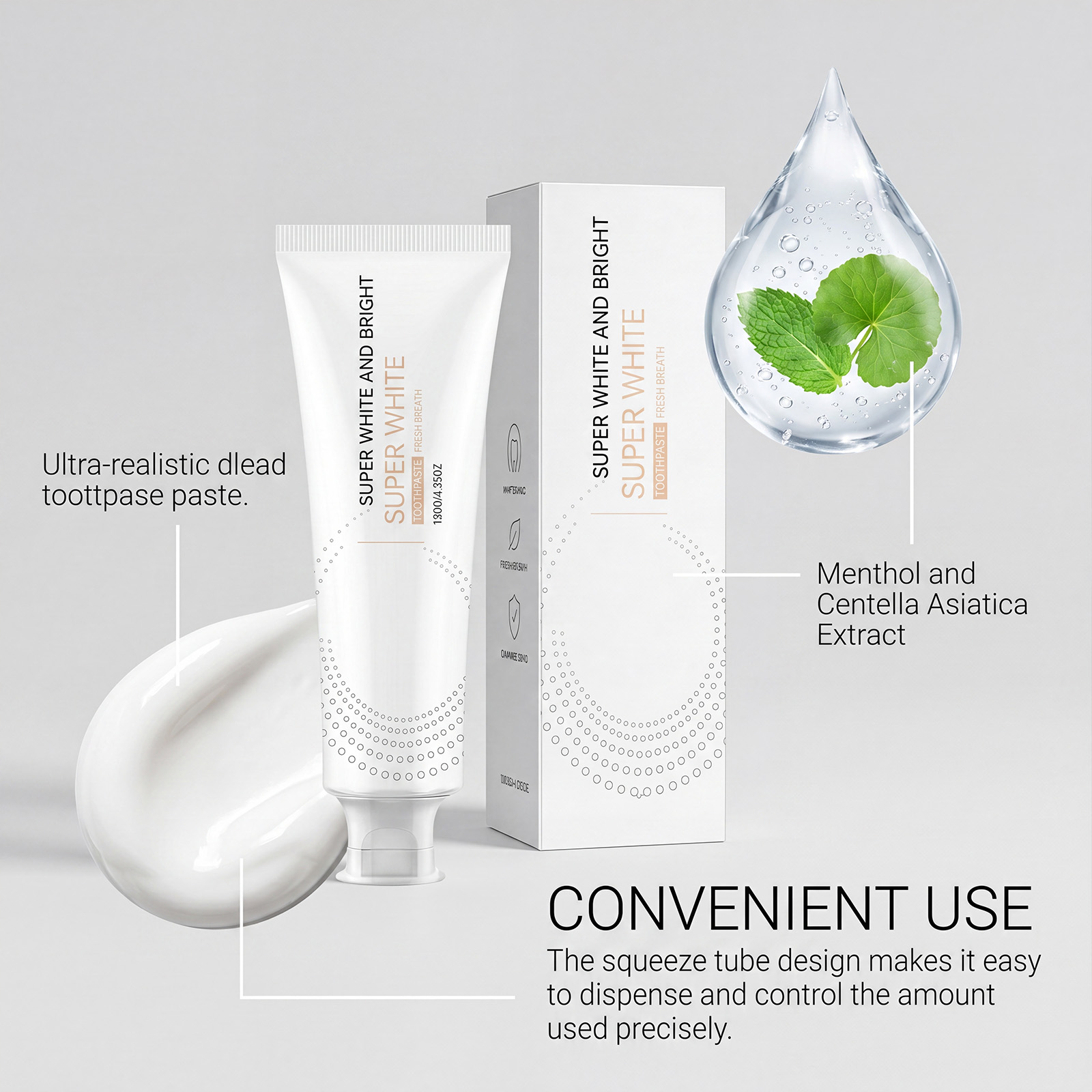 Clean Toothpaste Fresh Comfort Mint Scent Gentle Remove Plaque Stains Daily Bright Clean Care Teeth