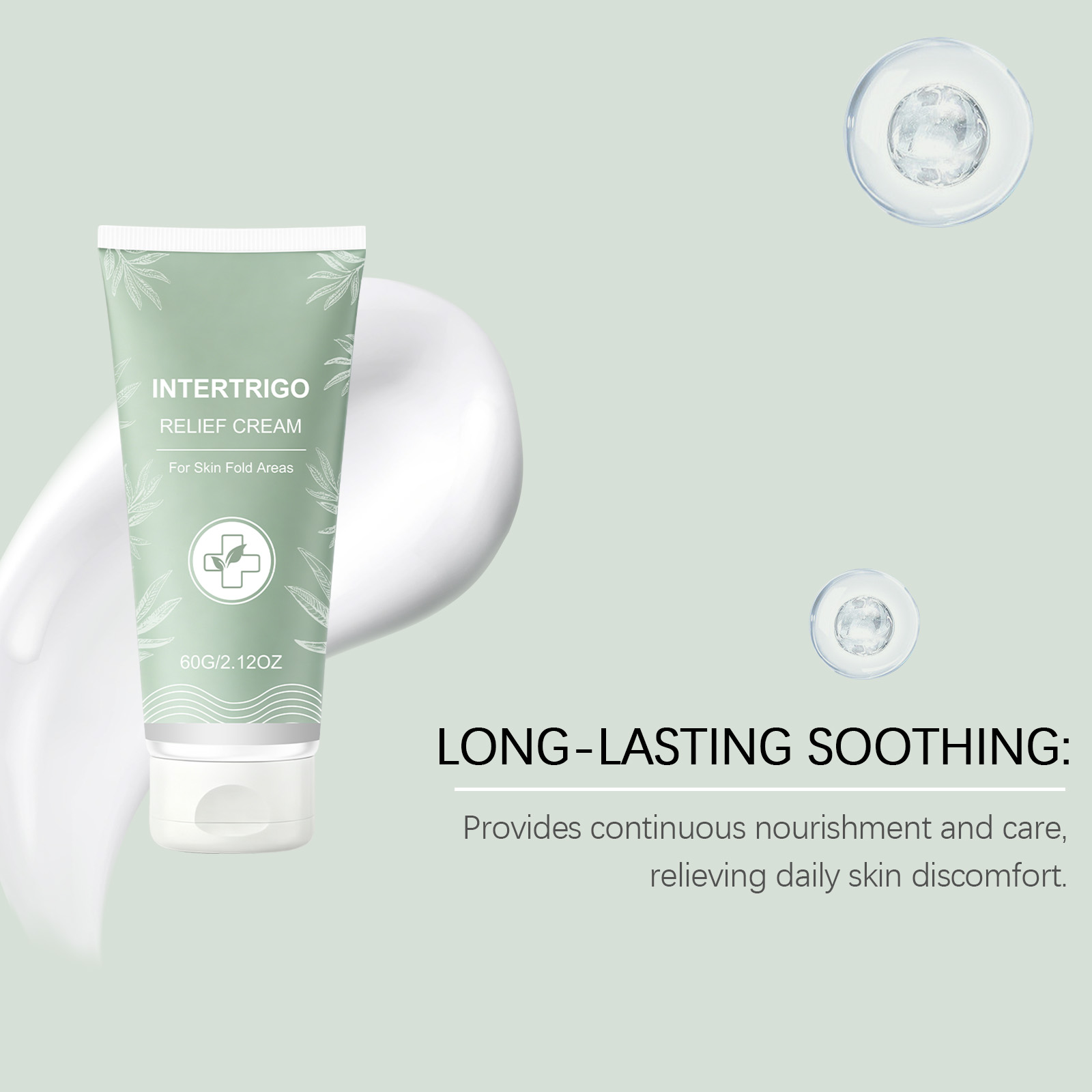 Body Partial Care Cream Gentle Skin Friendly Texture Refreshing Non Sticky Easily Absorbed Hydrating Moisturizing Skin
