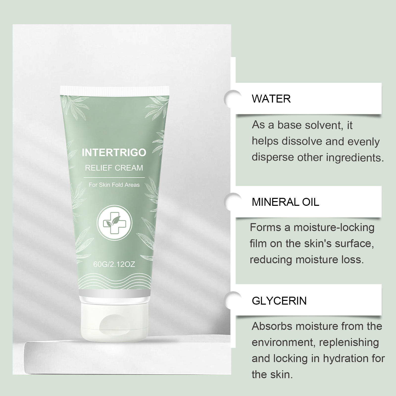 Body Partial Care Cream Gentle Skin Friendly Texture Refreshing Non Sticky Easily Absorbed Hydrating Moisturizing Skin