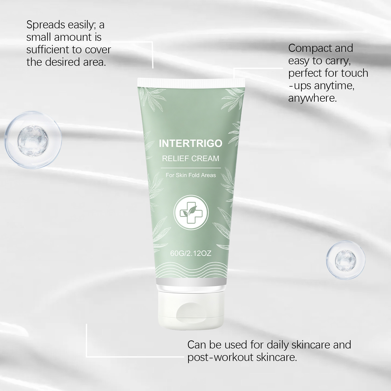 Body Partial Care Cream Gentle Skin Friendly Texture Refreshing Non Sticky Easily Absorbed Hydrating Moisturizing Skin