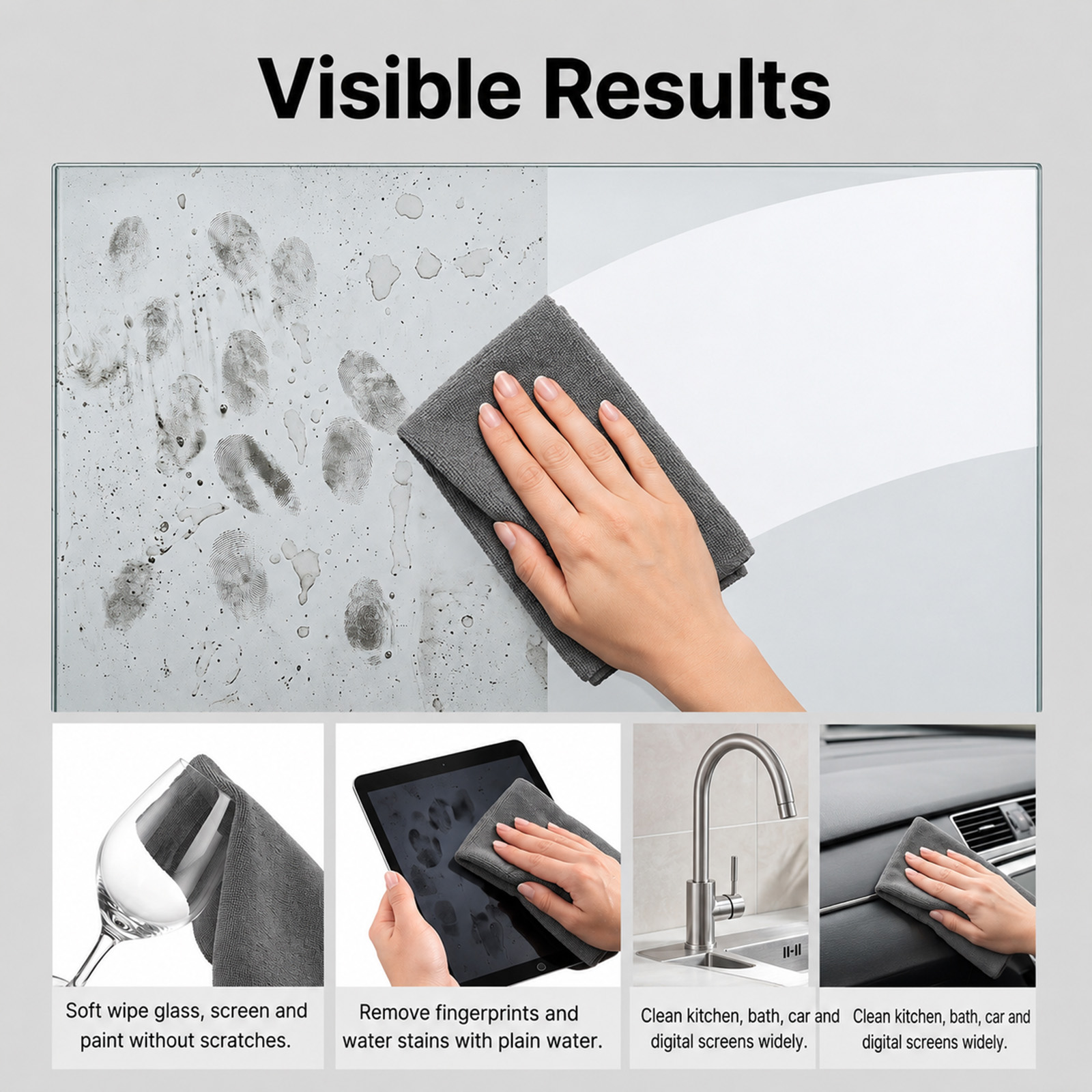 Magic Cloth Soft Paint Safe Clean Remove Surface Stains Dust Multi Scene Applicable Multi Purpose