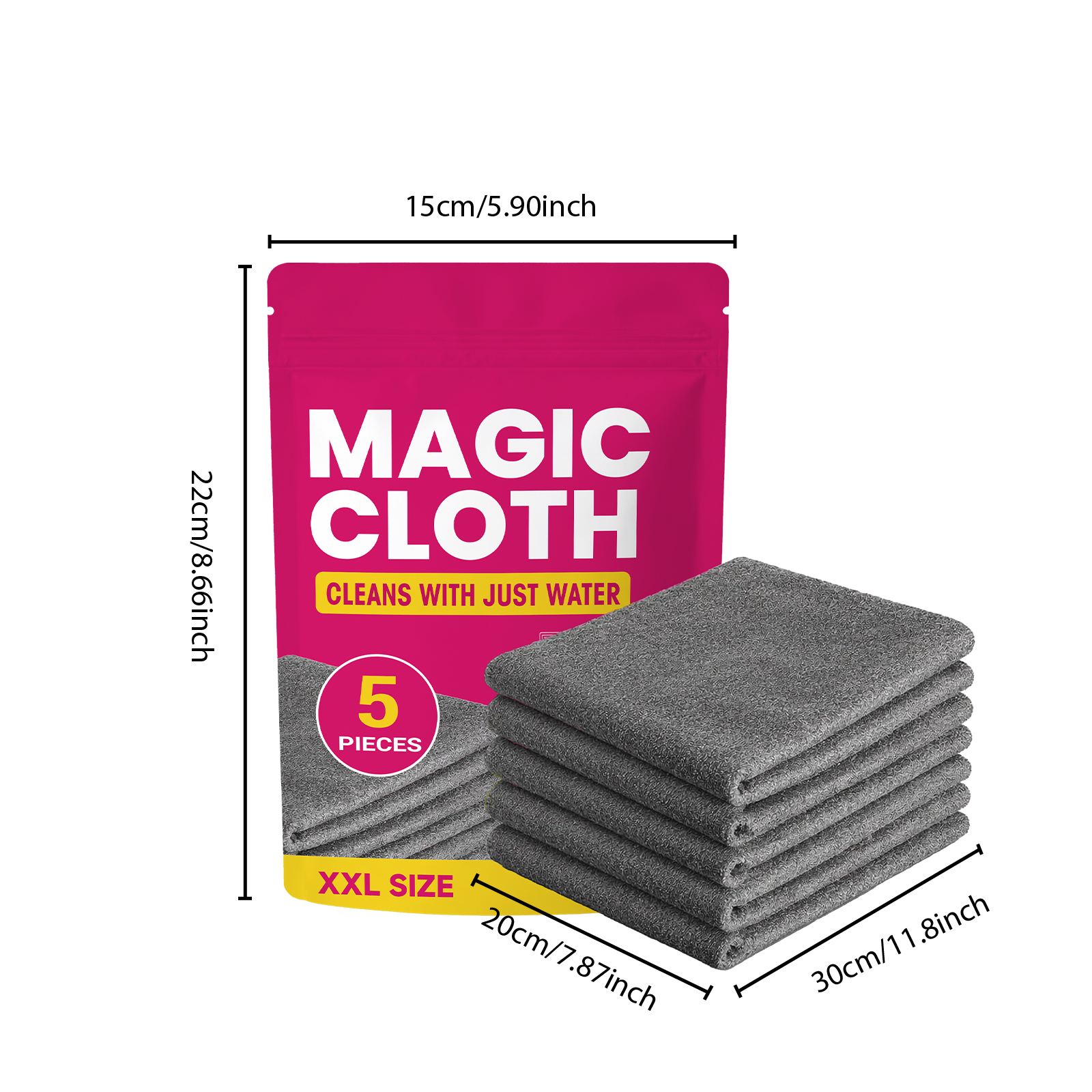 Magic Cloth Soft Paint Safe Clean Remove Surface Stains Dust Multi Scene Applicable Multi Purpose