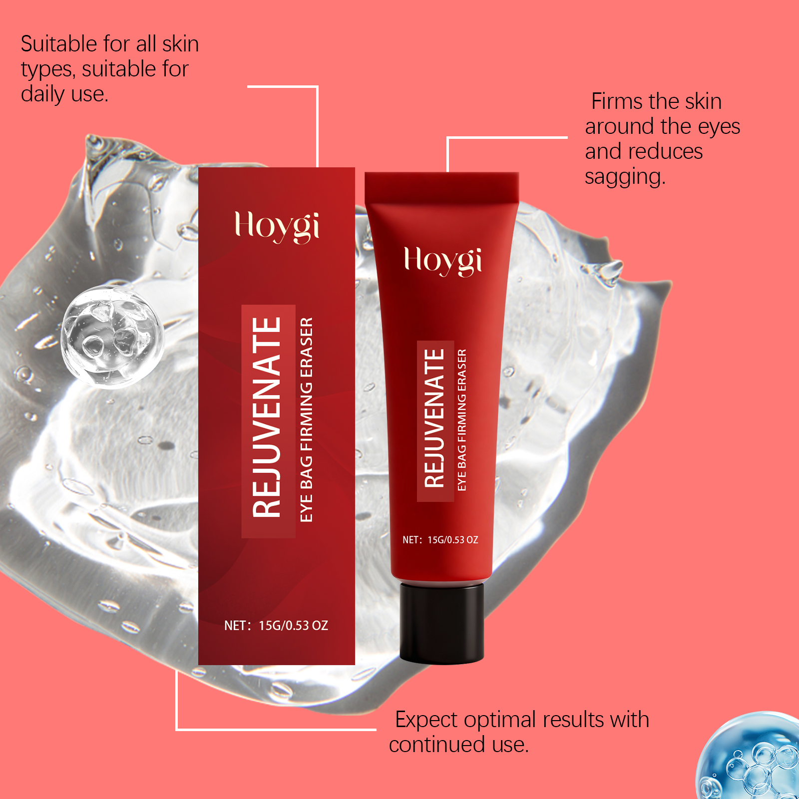 Eye Moisturizing Gel Gently Nourishes Delicate Eye Skin Hydrating For Eye Massage Care Gel