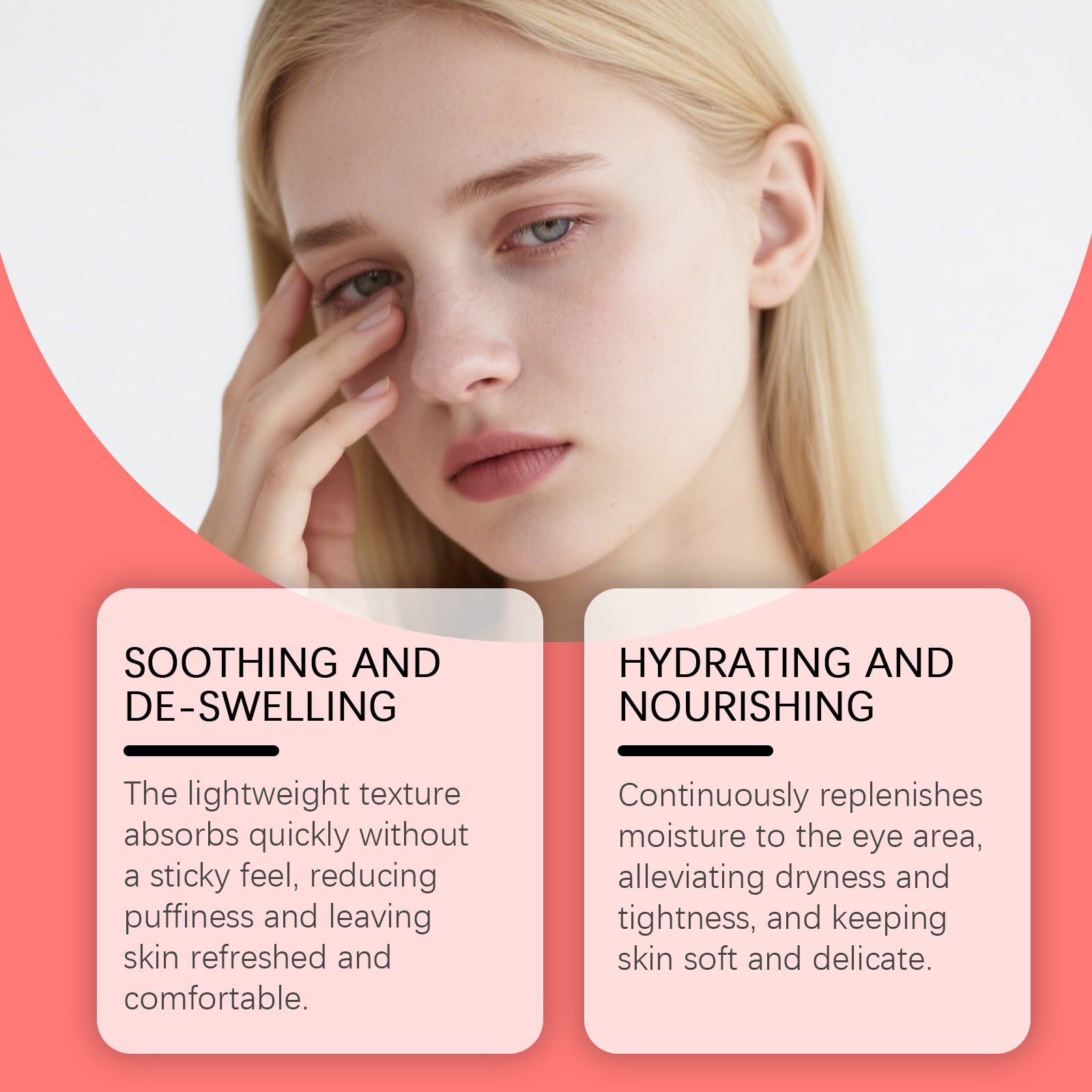 Eye Moisturizing Gel Gently Nourishes Delicate Eye Skin Hydrating For Eye Massage Care Gel
