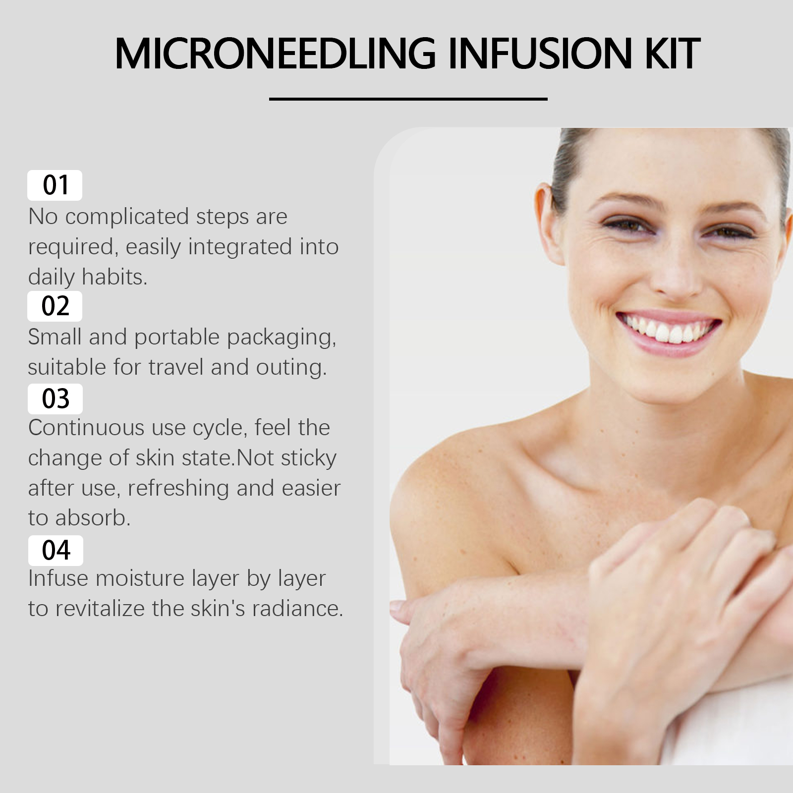 Hyaluronic Acid Facial Set Mild Hydrating Nourishing Skin Roller Cleansing Comedone Blackhead Kit