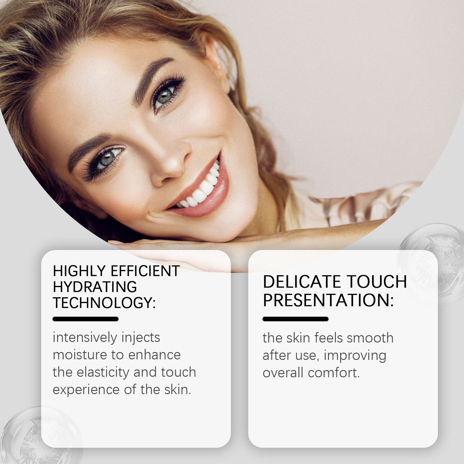 Hyaluronic Acid Facial Set Mild Hydrating Nourishing Skin Roller Cleansing Comedone Blackhead Kit