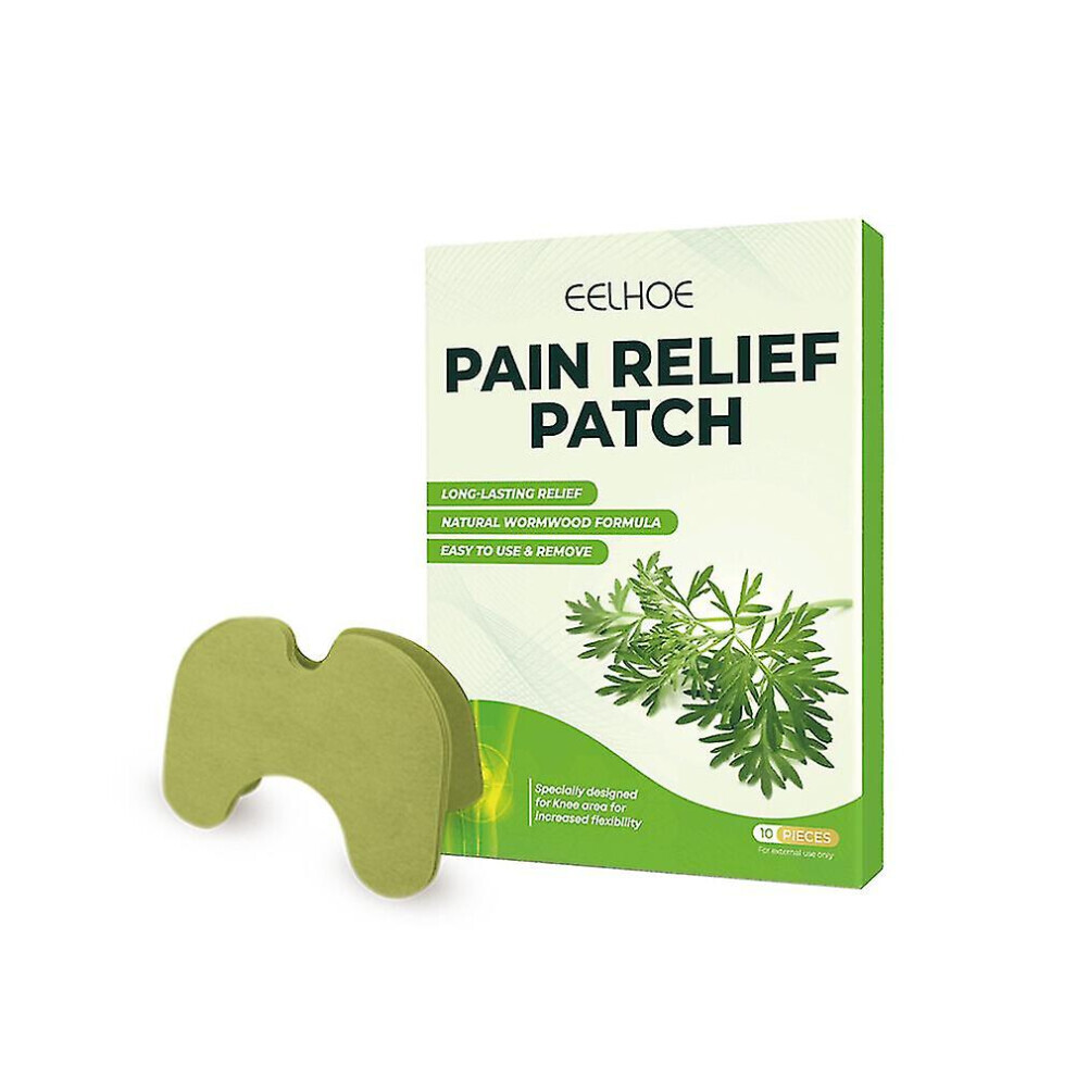 50pcs Knee Patch Wormwood Knee Sticker Plaster Extract Analgesic Cartilage Pain Relieving Patch Self-heating Herbal