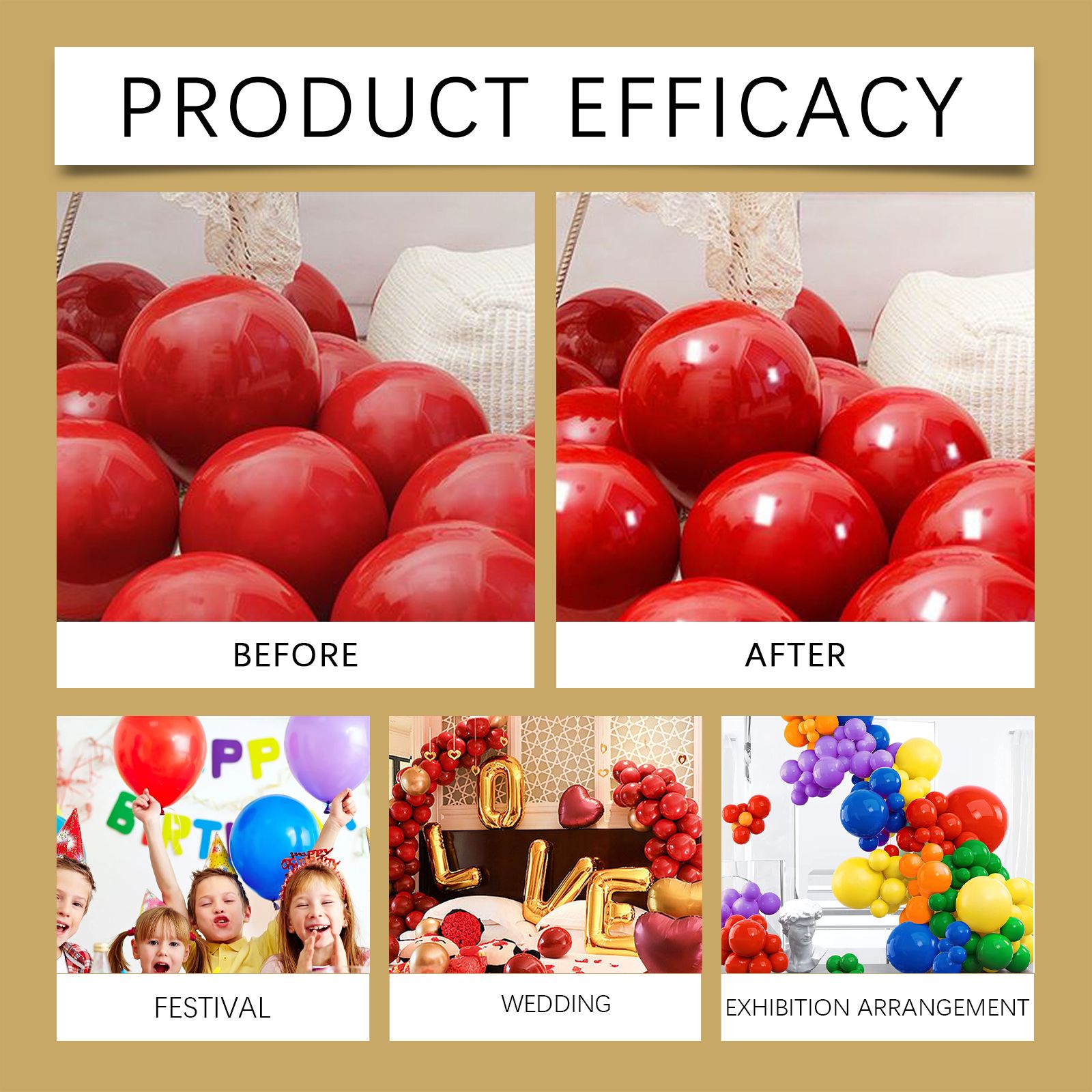 Balloon Shine Spray Gloss Enhancer For Party Decoration Lasting Brightness