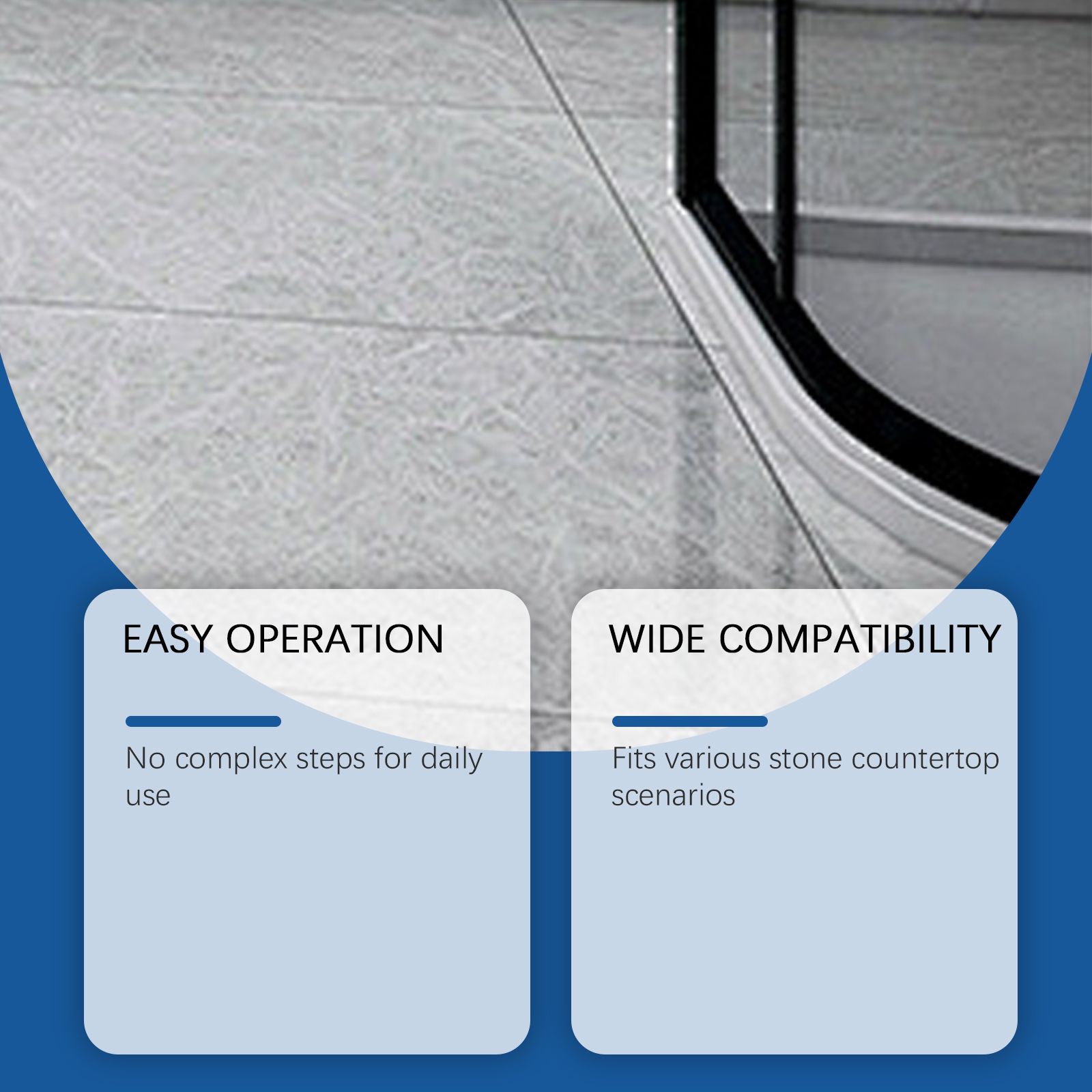 Quartz Countertop Repair Kit With Epoxy Resin And Pigment For Surface Crack And Seam Repair