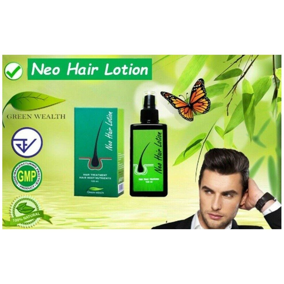 Neo Hair Lotion Extra Strength Regrowth Serum Hair Treatment 120 Ml