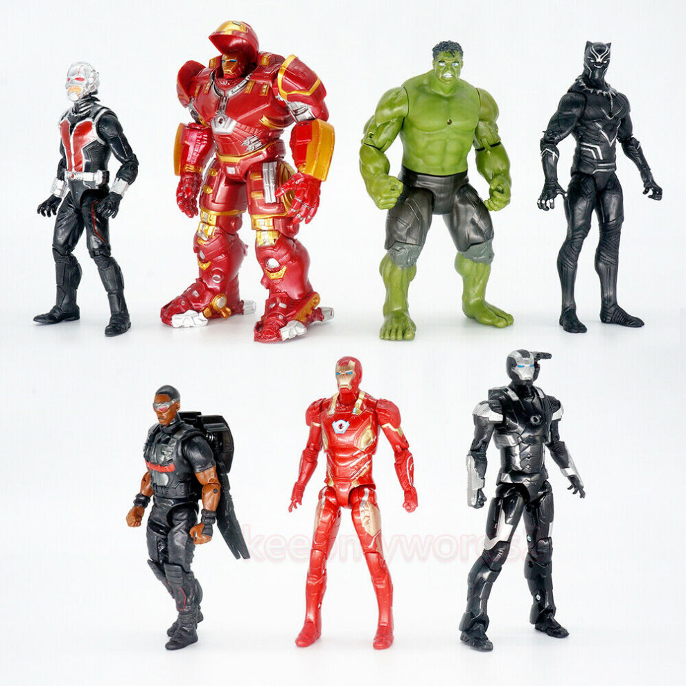 14 Pcs Marvel Avengers Play toy PVC 7' Action Figure Gift Thanos Iron man Hulk