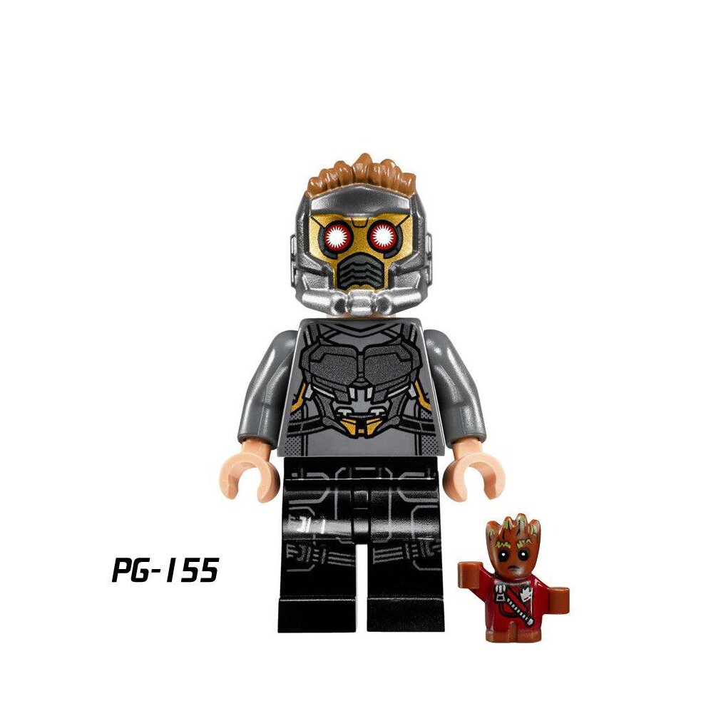 Guardians of the Galaxy Building Block Minifigures Star Hero Collectible Toy for Improve Hands on Ability Develop Brain Toy as Kids Birthday Christmas Gifts 9pcs Set