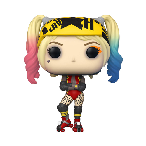 Action Figure Toys Funko POP Heroes Birds of Prey Harley Quinn Roller Derby Collectible Vinyl Figure Desk Decoration Christmas Birthday Party Surprise Gift Multicolour