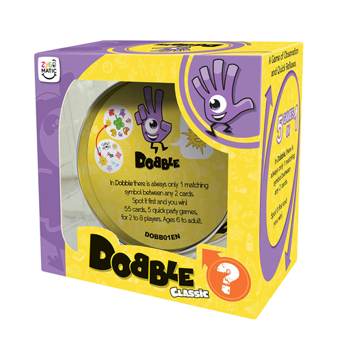 Dobble Card Game Travel Party Family Card Game 2-8 Players 15 Minutes Playing Time Assorted Toy Gift for the Whole Family Kids Ages 6 and Up