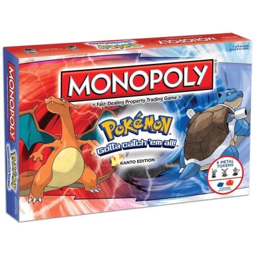 Pokemon Monopoly Board Game Card Game Family Gathering Puzzle Game Kids Gift