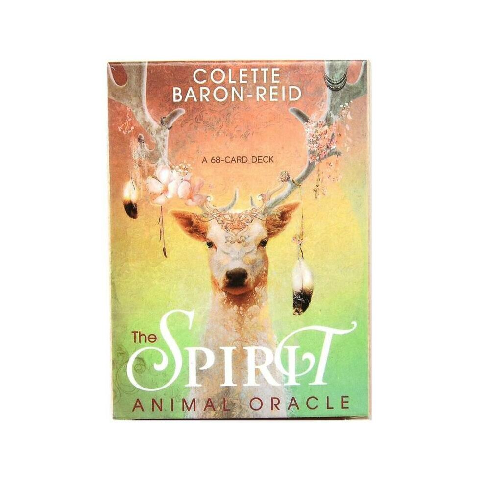 Tarot Cards The Spirit Animal Oracle Home Family Party Playing A 68 Card Deck and Guidebook English Cards Gift