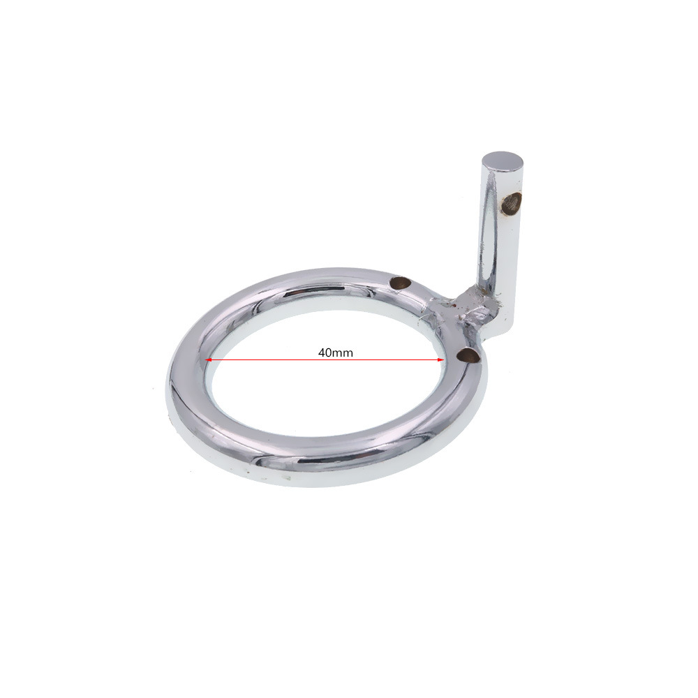 (S) Male Stainless Steel Cock Cage Lockable Bondage Adult Sex Toys for SM Sex Game Men Penis Cock Ring Sleeve Lock Male Chastity Device