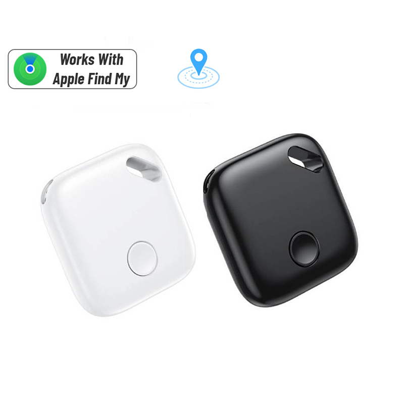 (White) Bluetooth Key Locator iTag Compatible with Find My APP Smart Tracker Anti-lost Global Positioning