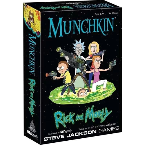 Rick and Morty Munchkin Card Game Party Board Game