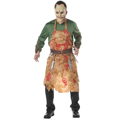 Bloody Butcher Costumes Halloween Scary Zombie Set Cosplay Party Adult Costumes For Man