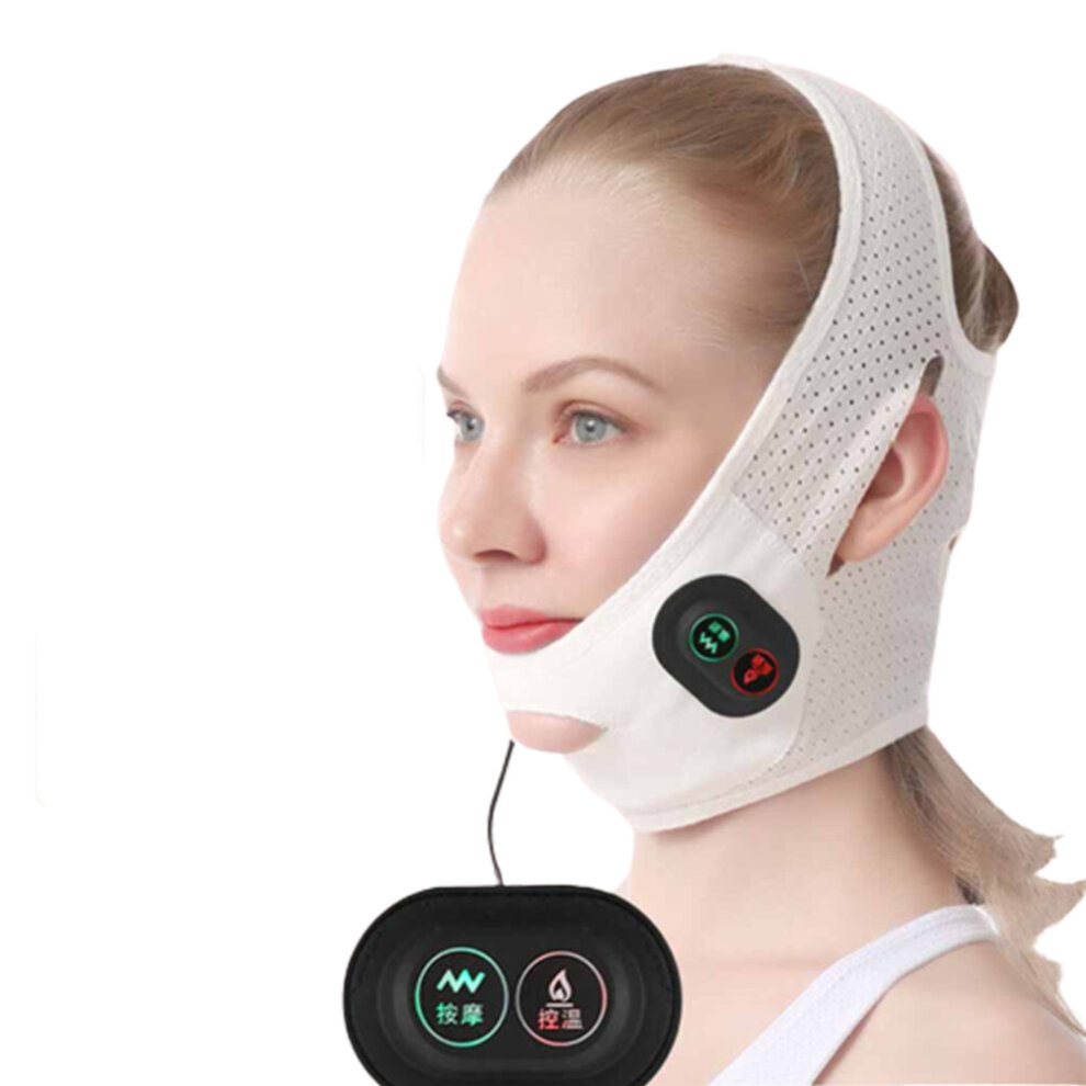 Electric Face V-Line Slim Lift Mask Chin Cheek Slimming Belt Strap Band Massager