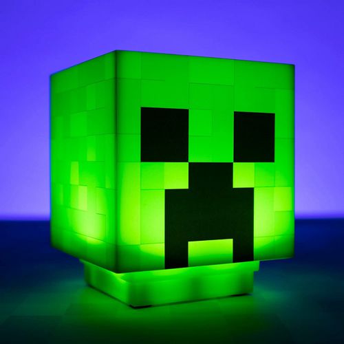 Minecraft LED Night Light Rechargeable Kids Gift Coolie Fear
