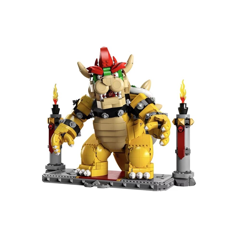Super Mario The Mighty Bowser 3D Model Building Kit Collectible Character Figure Gift for Adults and Teens Compatible with Lego 71411 Building Blocks Kit