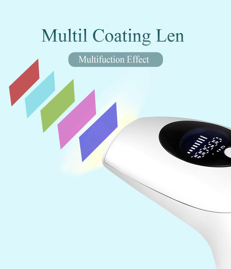 (White) Hair Remover for Women Mini 900000 Flashes Laser IPL Hair Removal Permanent Photoepilator Painless Electric Epilator Machine Bikini Handhel