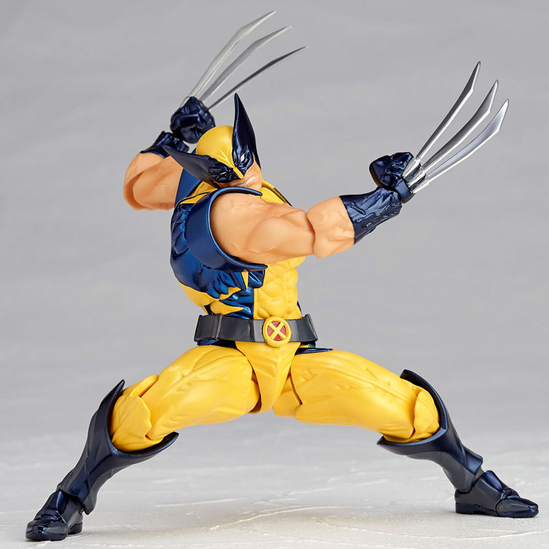 Amazing Yamaguchi Revoltech Kaiyodo Wolverine Figure X-Men Figure Kids Toys