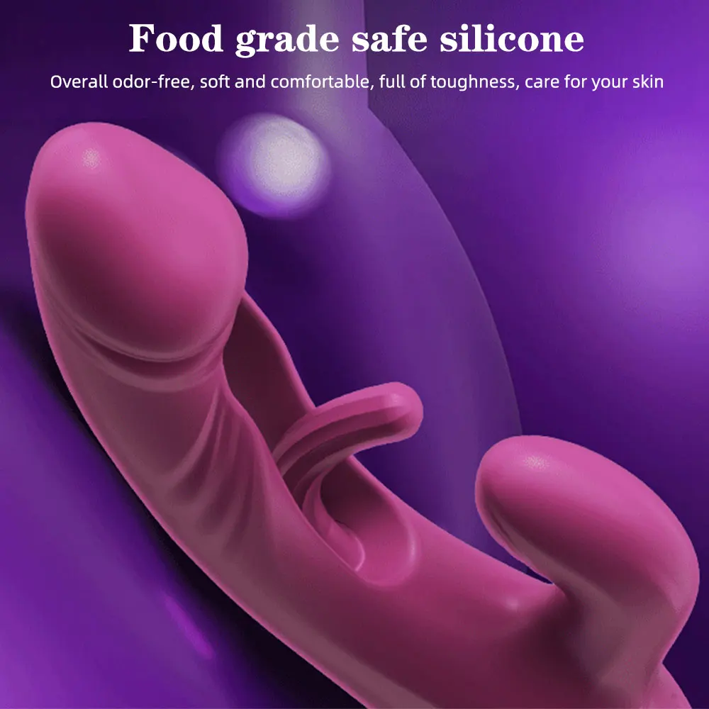 Rabbit Vibrator Tapping Flapping Vagina Vibrator for Women G Spot Vagina Stimulator Massager Female Masturbator Sex Toy Sexy Ethical Toys