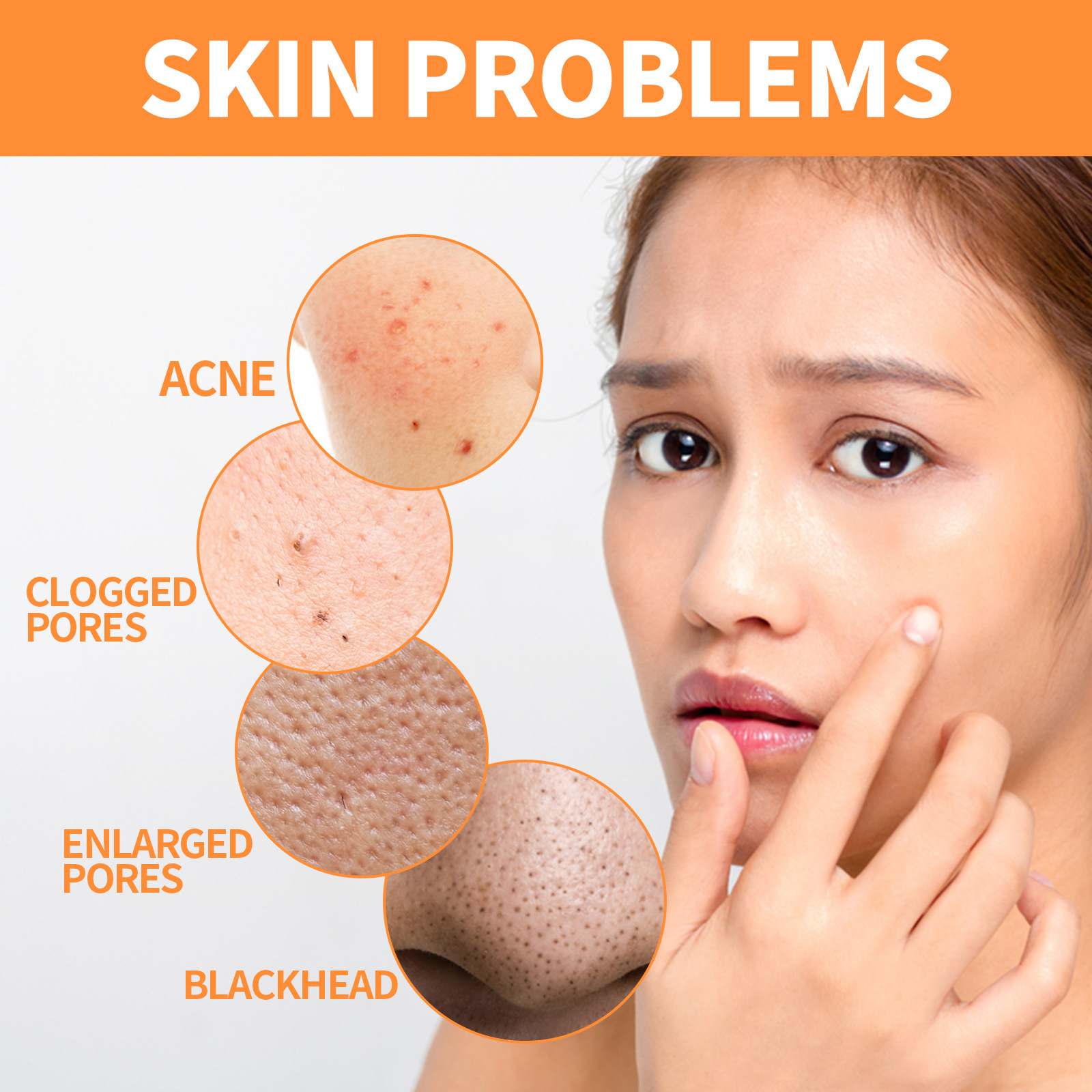 Organic Turmeric Face Mask Stick Deep Cleaning Shrink Pores Hydration Moisturizer Blackhead Remover Acne Scars Reduction Exfoliating Facial Care Mask.