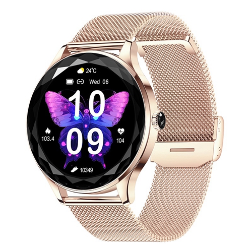 Women Fashion Blue Tooth Call Heart Rate Health Smart Watch