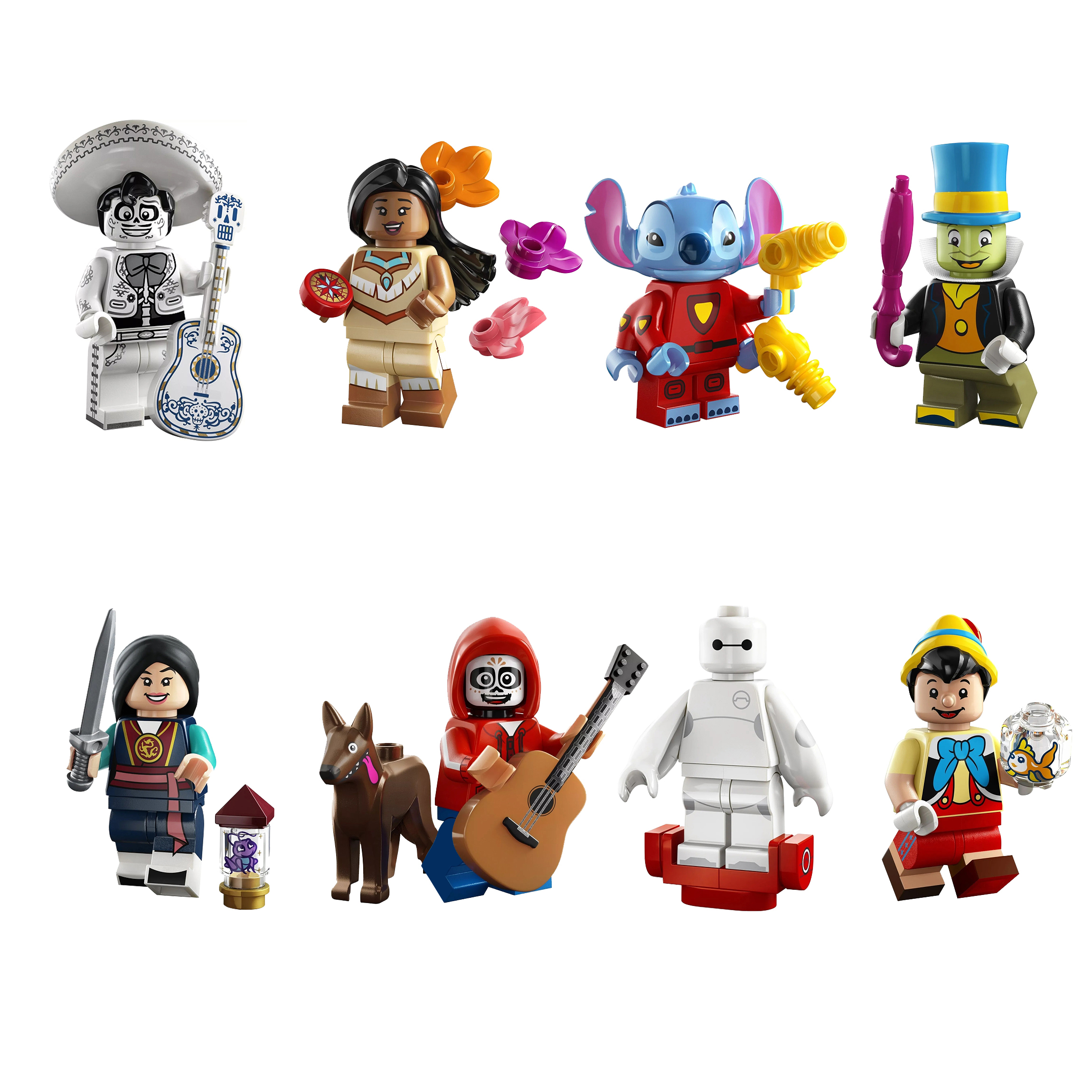 8PCS Cartoon Movie Anime Character Mini Figures Building Blocks Bricks Action Assembly Figures Children Gift Kids Toys Fit Lego
