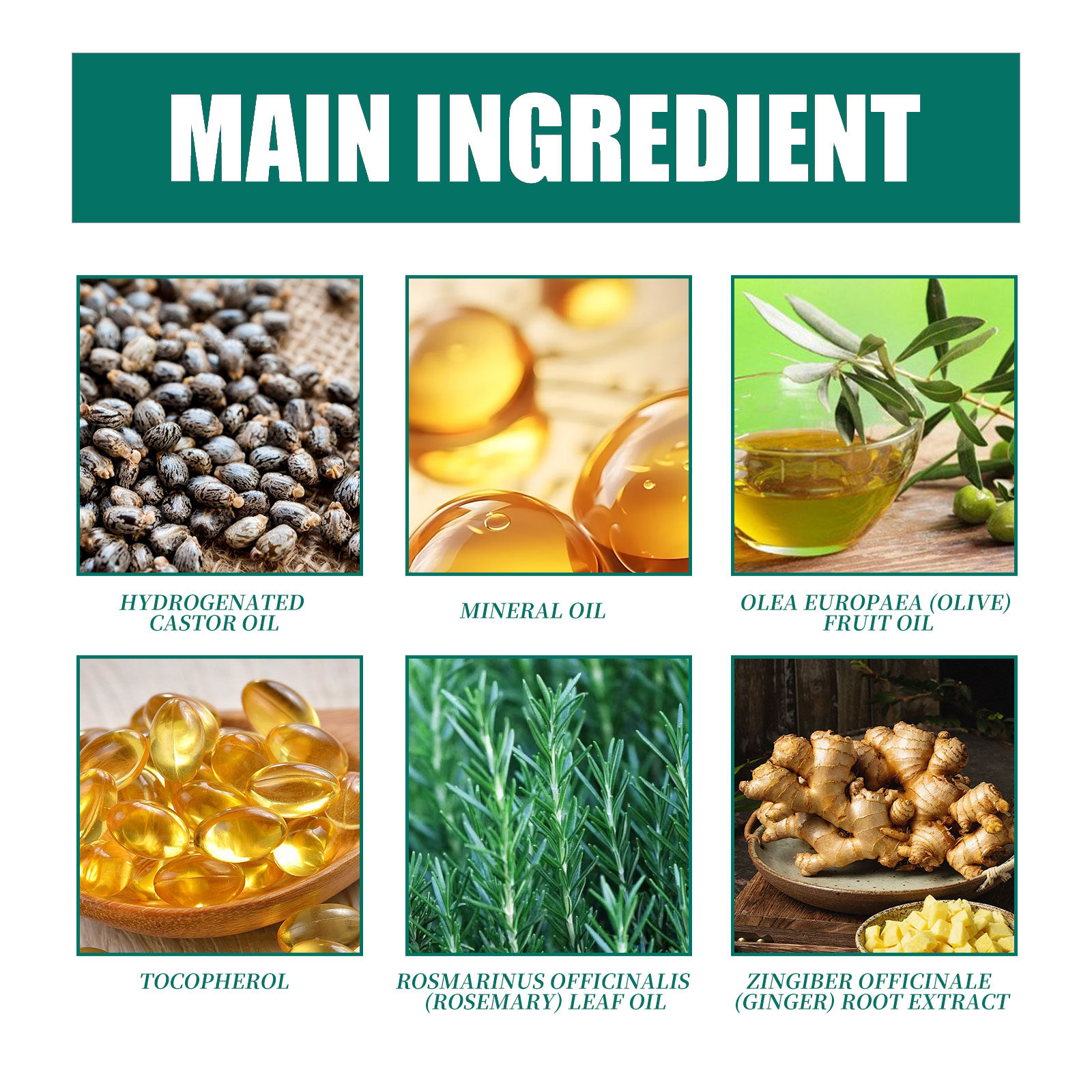 Old Ginger Hair Oil Repair Follicles Smooth Shiny Hair Essential Oil for Hair Care And Beauty