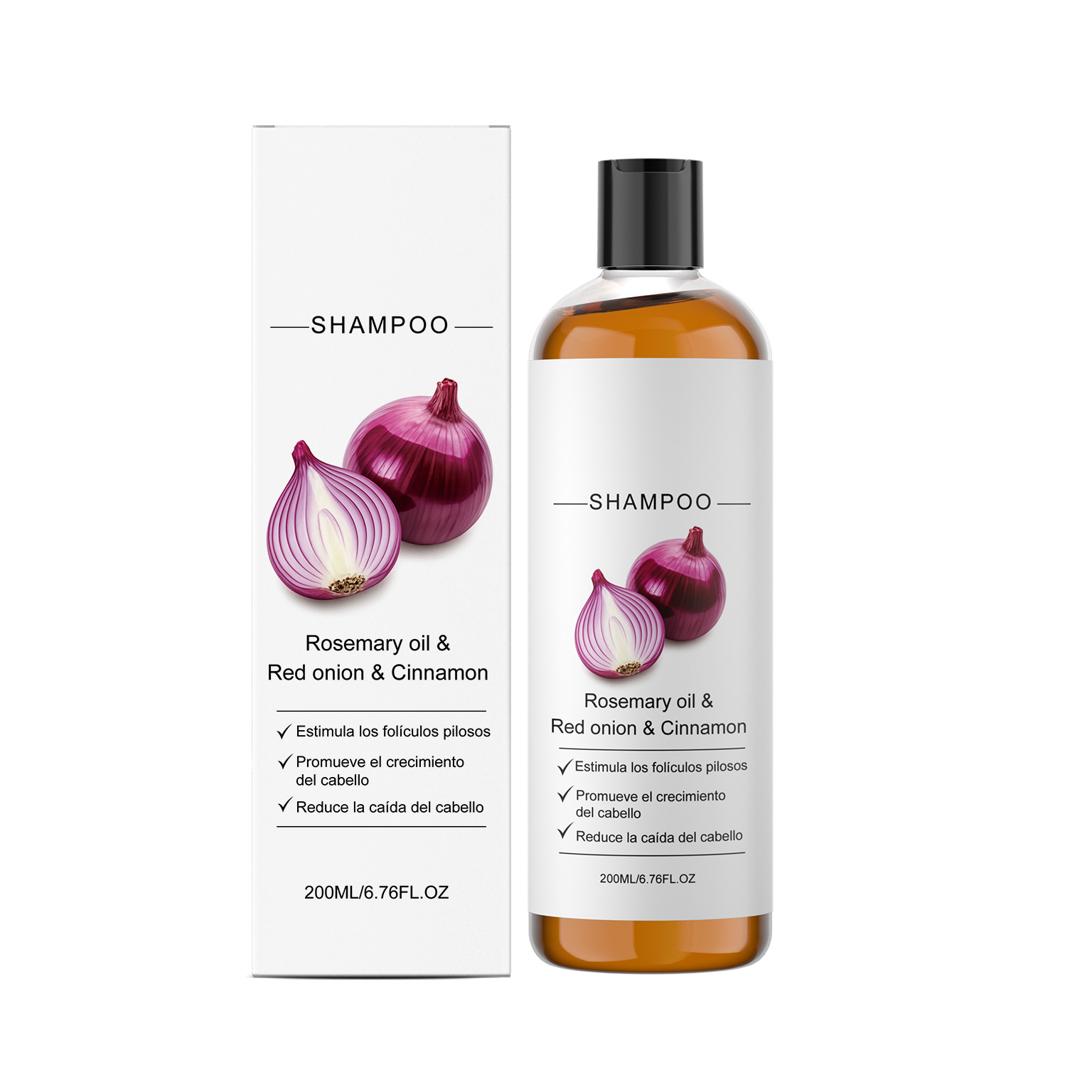 Red Onion Hair Growth Shampoo Against Hair Loss Products Strengthening Hair Follicle Lightweight Cinnamon Rosemary Oil Shampoo