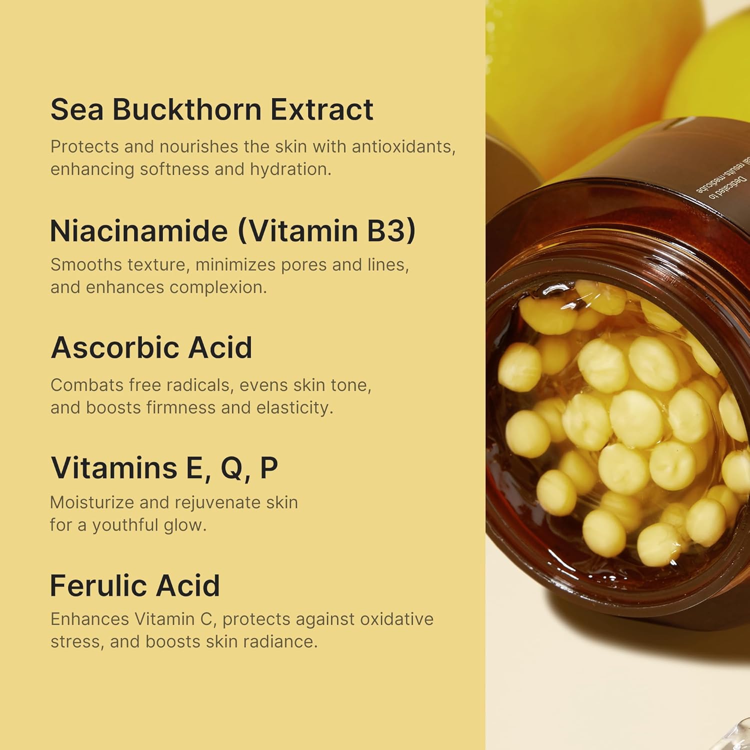 medicube Deep Vitamin C Golden Capsule Cream Face Moisturiser Liposome Capsules Wrinkles Skin Radiance Transparent Gel for Glow Hydration Korean Skin Care 55g