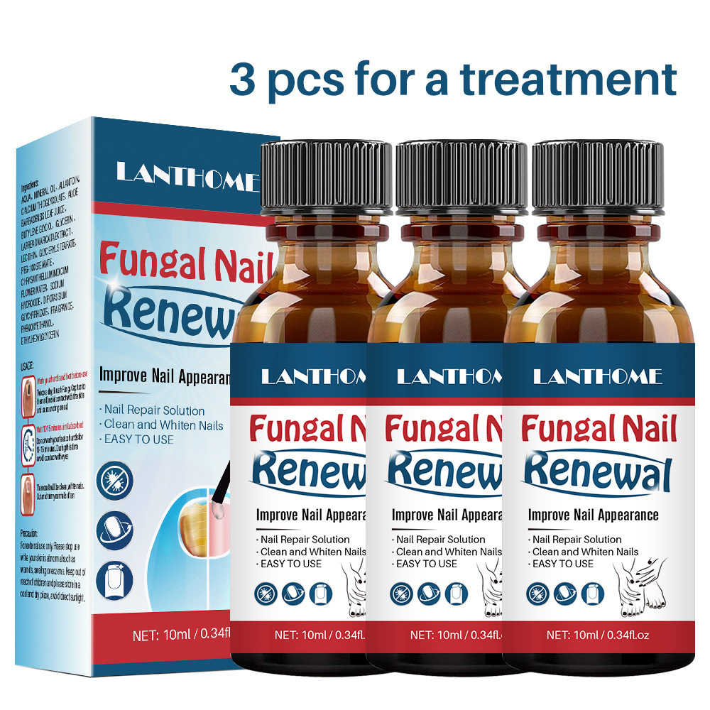 Fungal Nail Renewal Treatment Mild Nail Care Solution for Healthy Nails Daily Home Use Clear 10ml