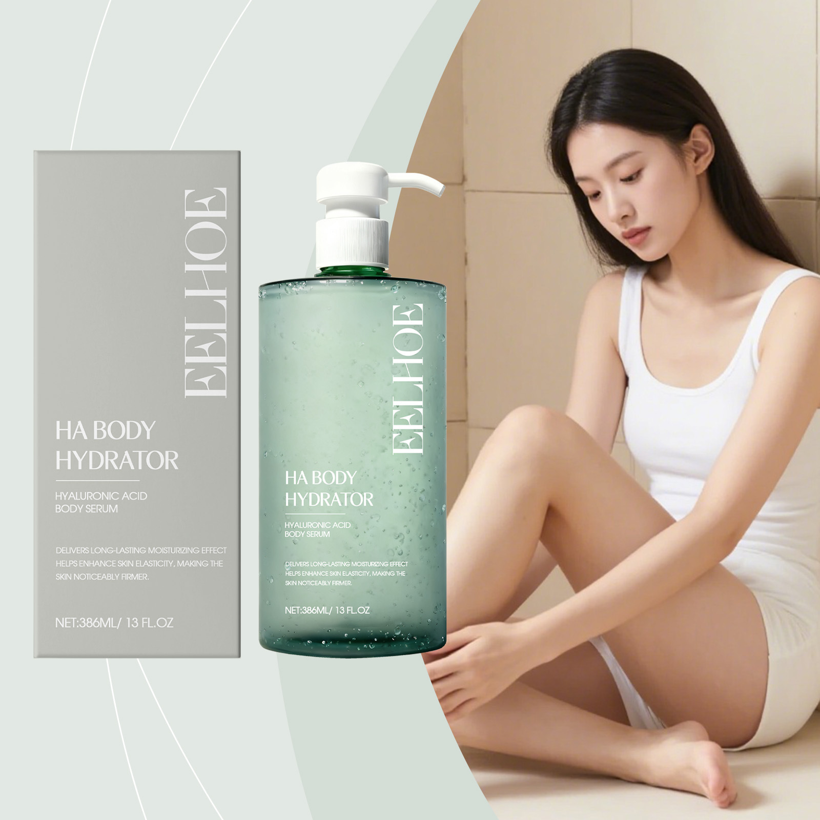 Hyaluronic Acid Body Essence For Moisturizing Smoothing Elasticity And Refreshing Daily Hydrating Skin Care