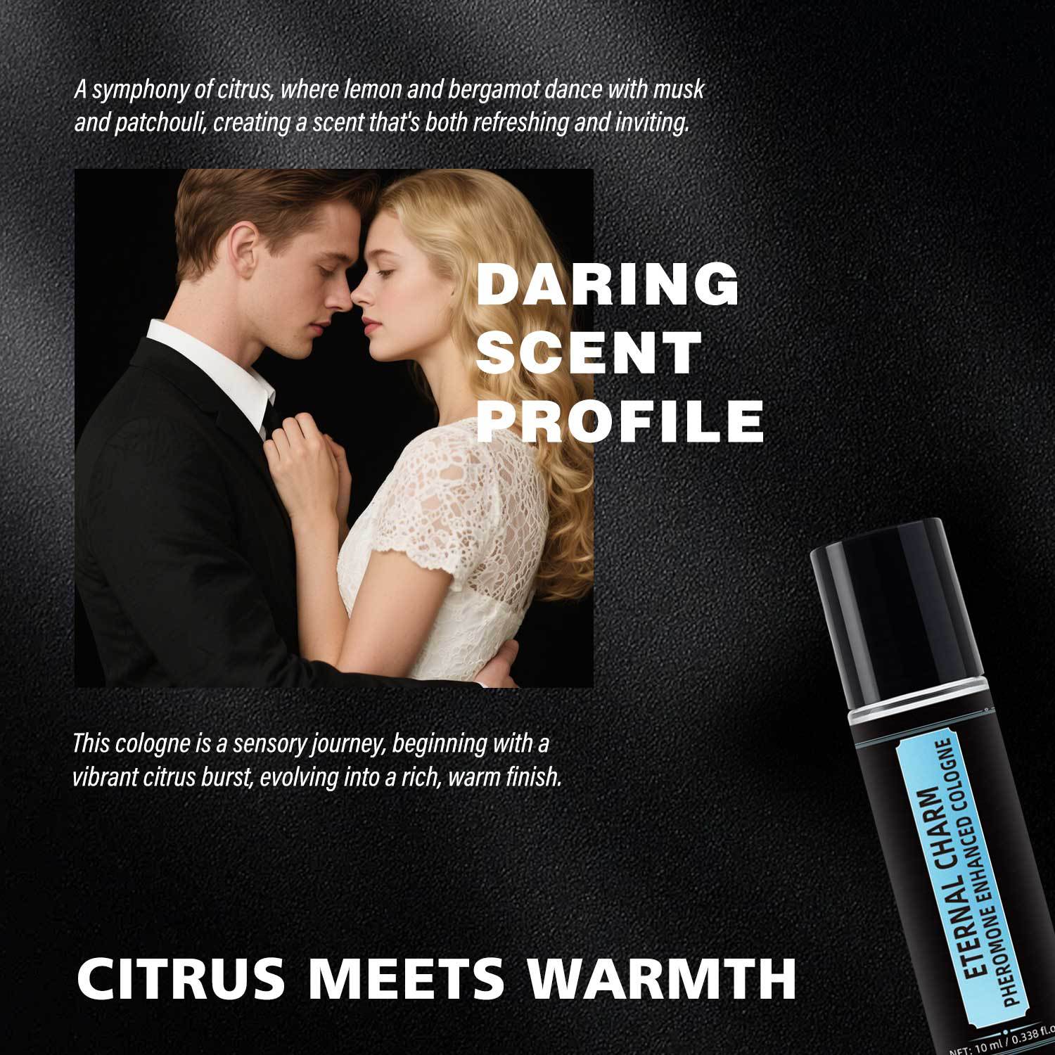Pheromone Enhanced Eau De Cologne Long Lasting Attracting Fragrance For Men Daily Wear Confidence Booster 10ml