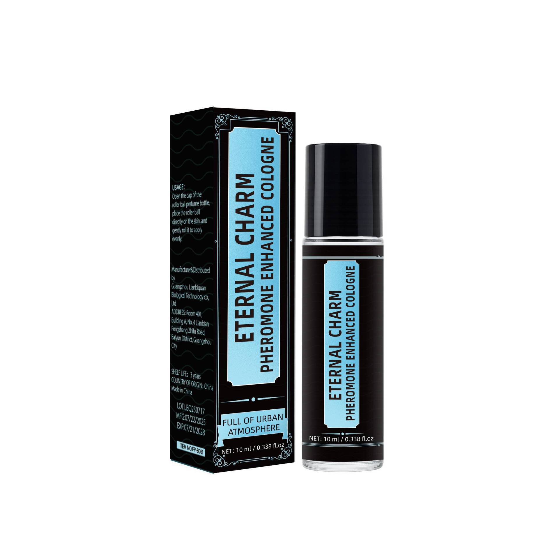 Pheromone Enhanced Eau De Cologne Long Lasting Attracting Fragrance For Men Daily Wear Confidence Booster 10ml