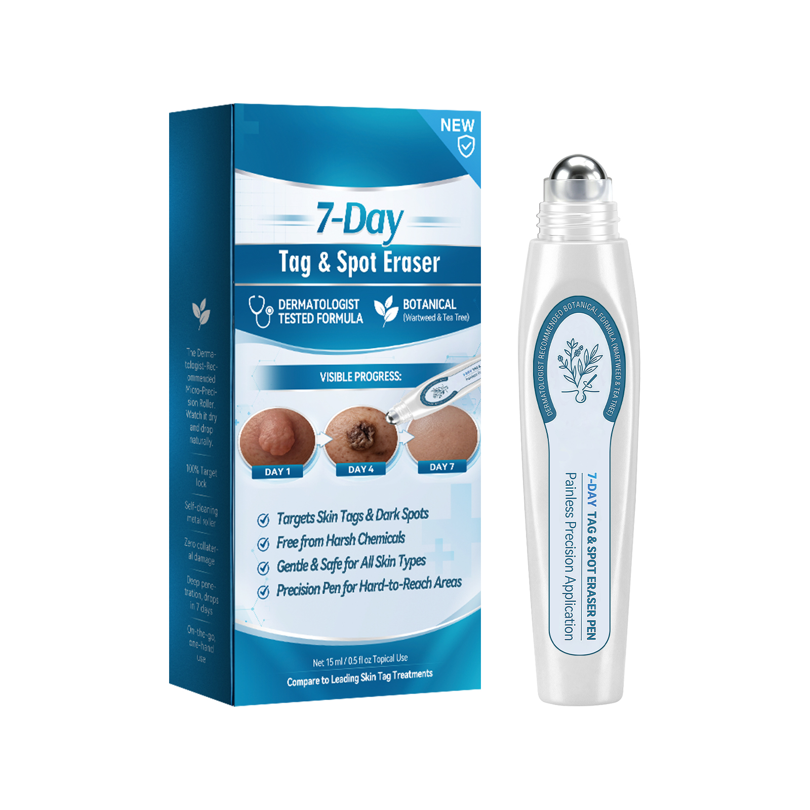 Skin Care Roller Pen Mild Clean Soft Smooth Convenient Body Partial Skin Care Tool Fine Gentle Silky Tender