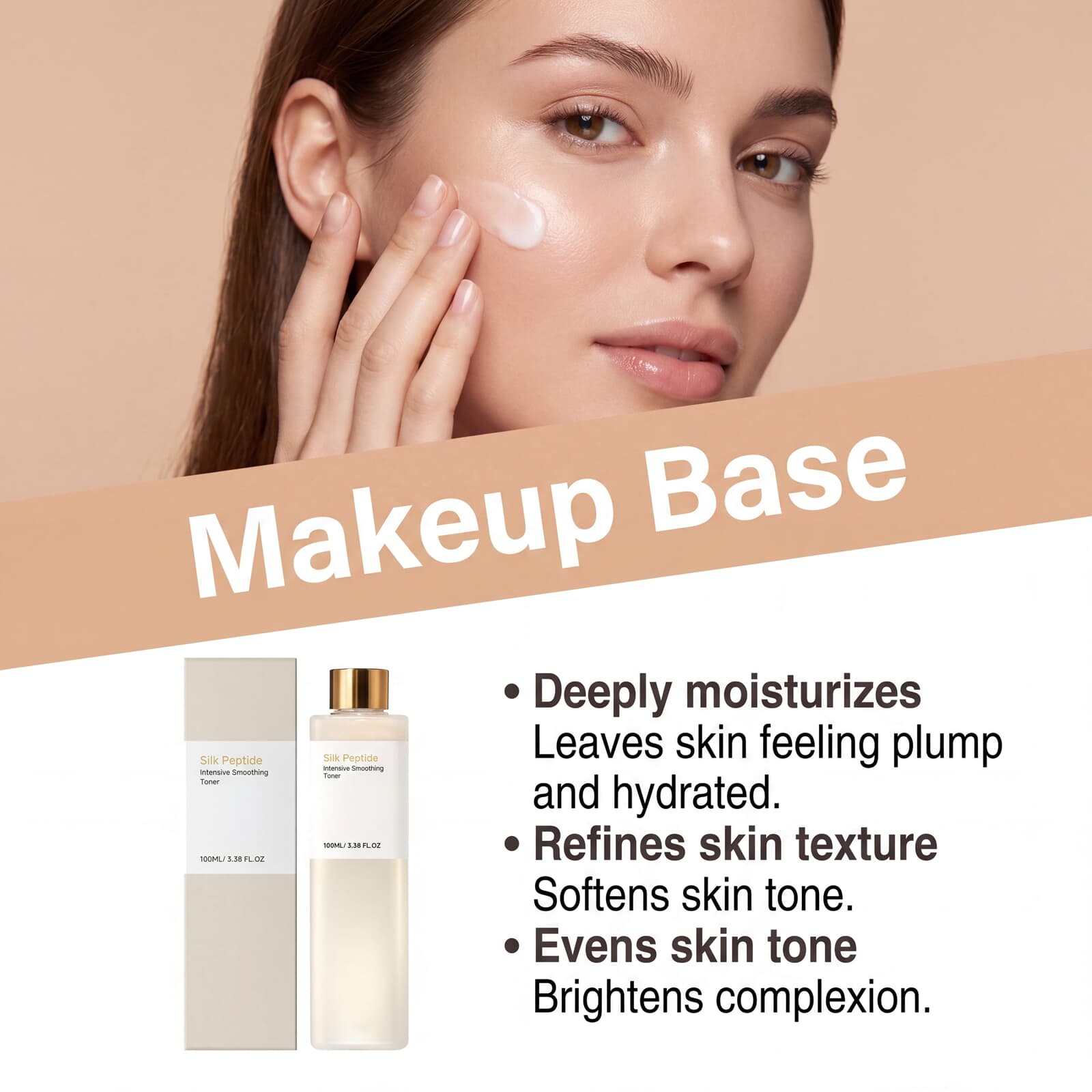 Smooth Toner Daily Hydrating Moisturizing Nourishing Refreshing Non Sticky Fast Absorbing Mild Care For Facial Skin