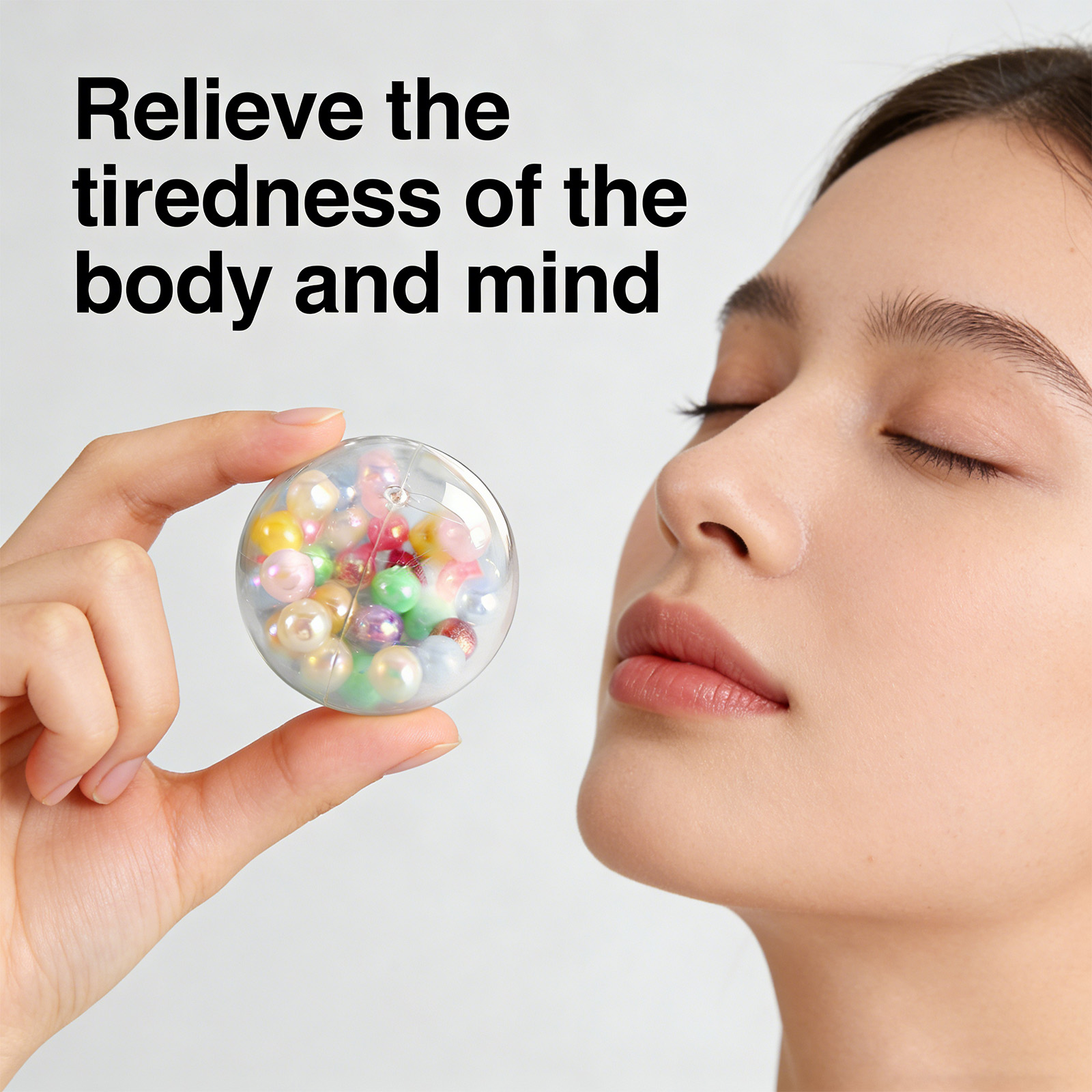 Bead Squeeze Toy Odor Free Stress Relief Hand Feeling Practice Vent Plaything Leisure Decompress Daily Entertainment Good Item