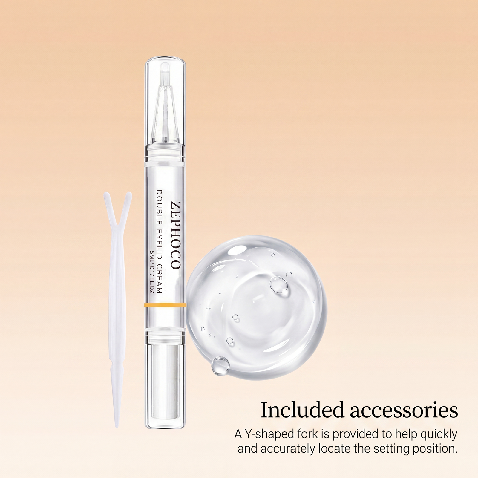 Double Eyelid Care Cream Modify Eye Shape Outline Invisible Traceless Natural Beautiful Makeup Effect Easy To Use Daily Convenient Eye Cosmetic