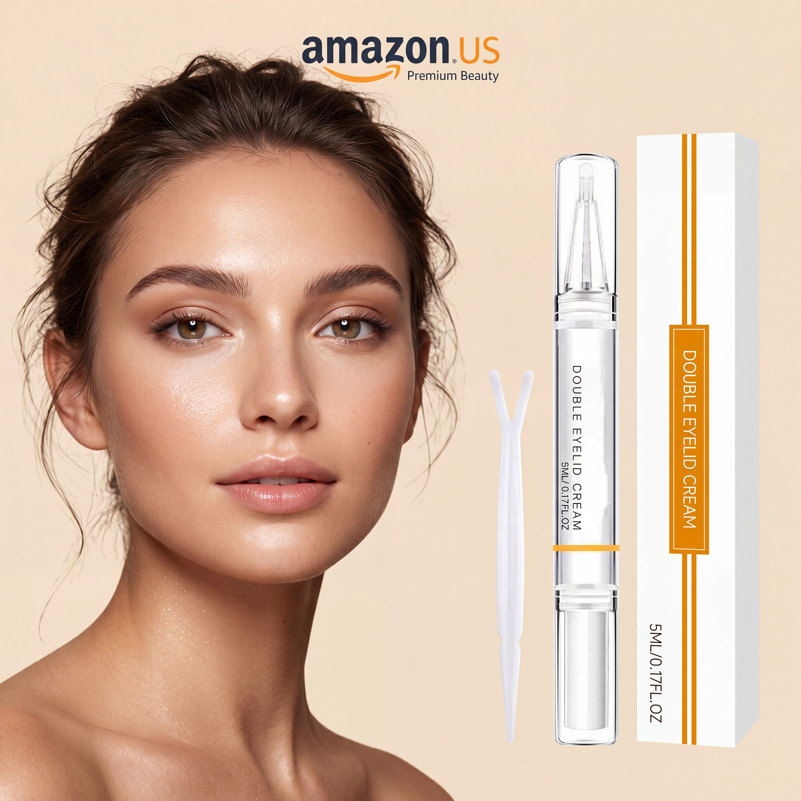 Double Eyelid Care Cream Modify Eye Shape Outline Invisible Traceless Natural Beautiful Makeup Effect Easy To Use Daily Convenient Eye Cosmetic