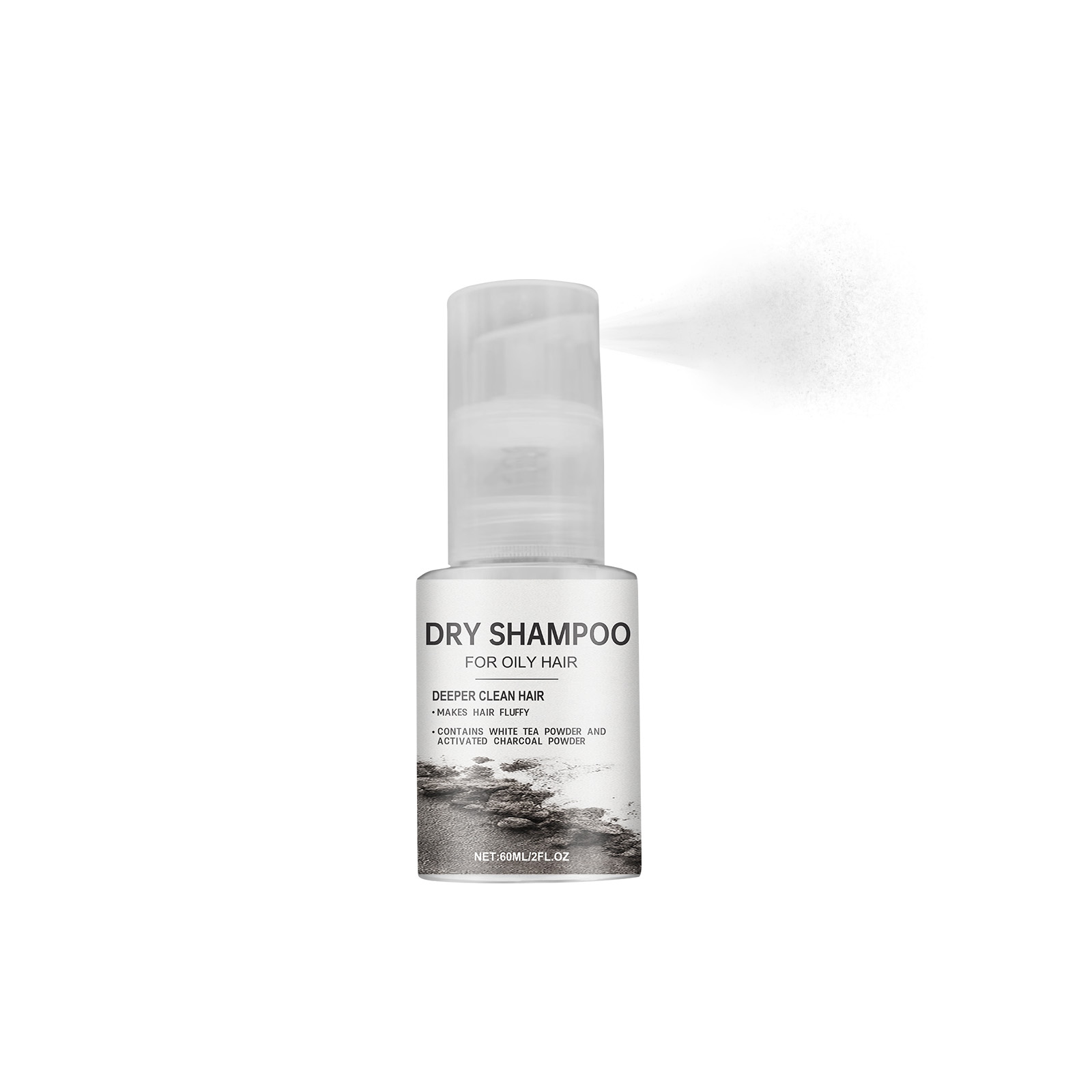 Fluffy Dry Shampoo Spray For Oil Hair Refreshing Portable Clean Natural Daily Scalp Hair Care