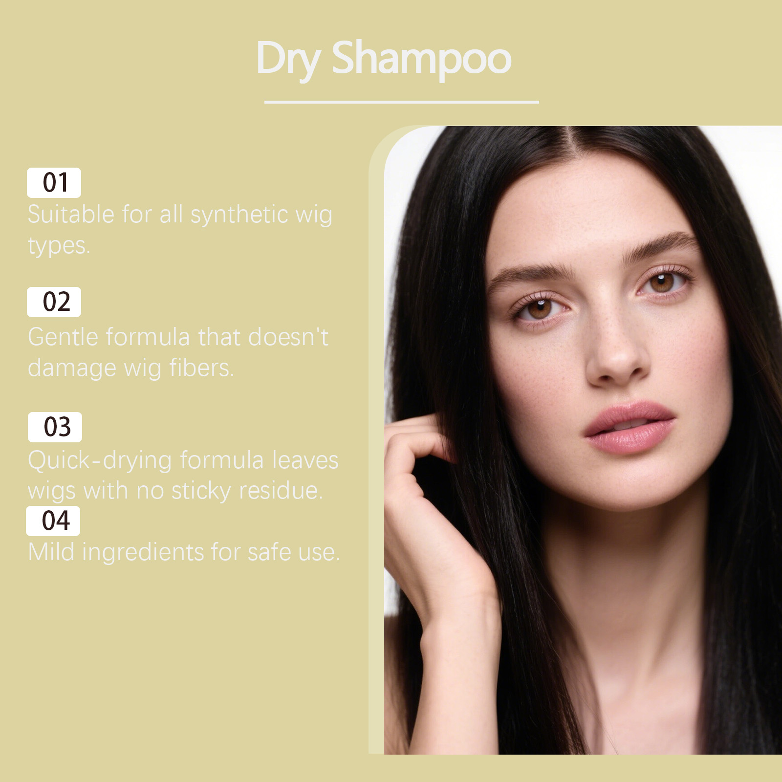 Fluffy Dry Shampoo Spray For Oil Hair Refreshing Portable Clean Natural Daily Scalp Hair Care